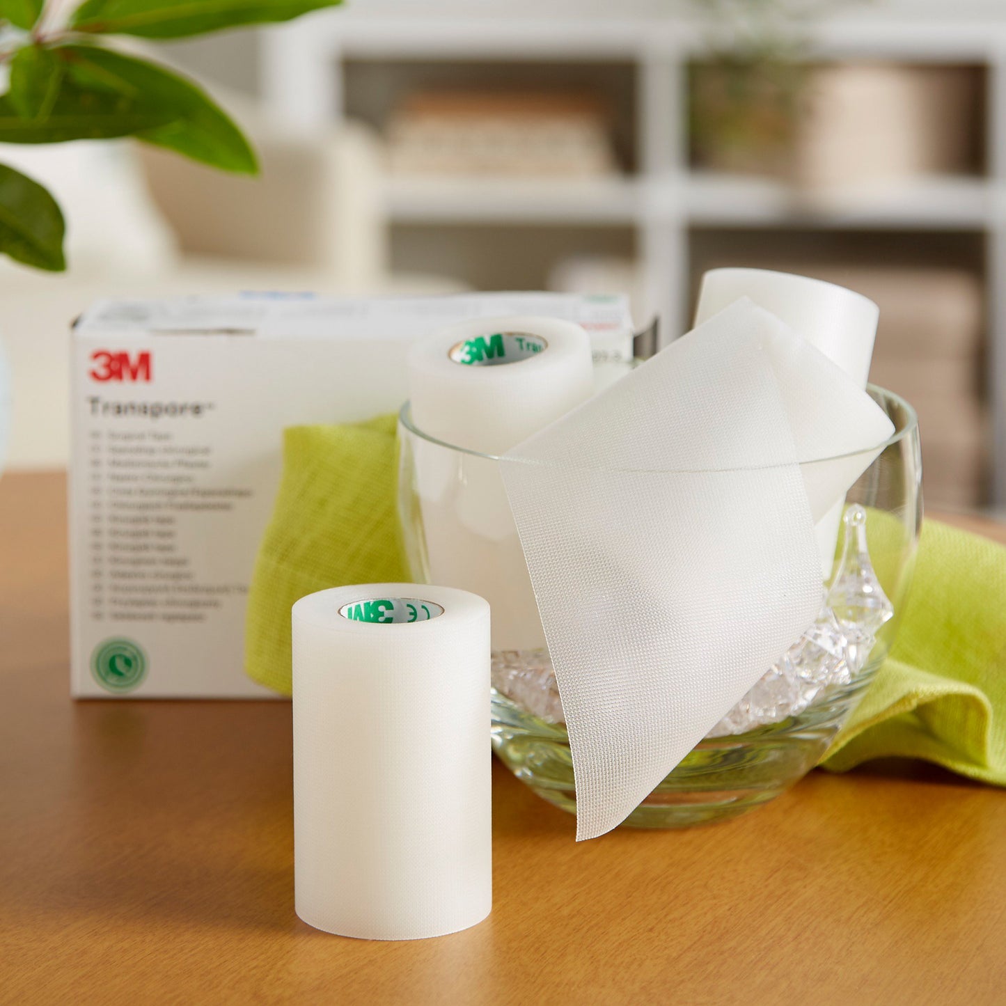 3M™ Transpore™ Plastic Medical Tape, 3 Inch x 10 Yard, Transparent