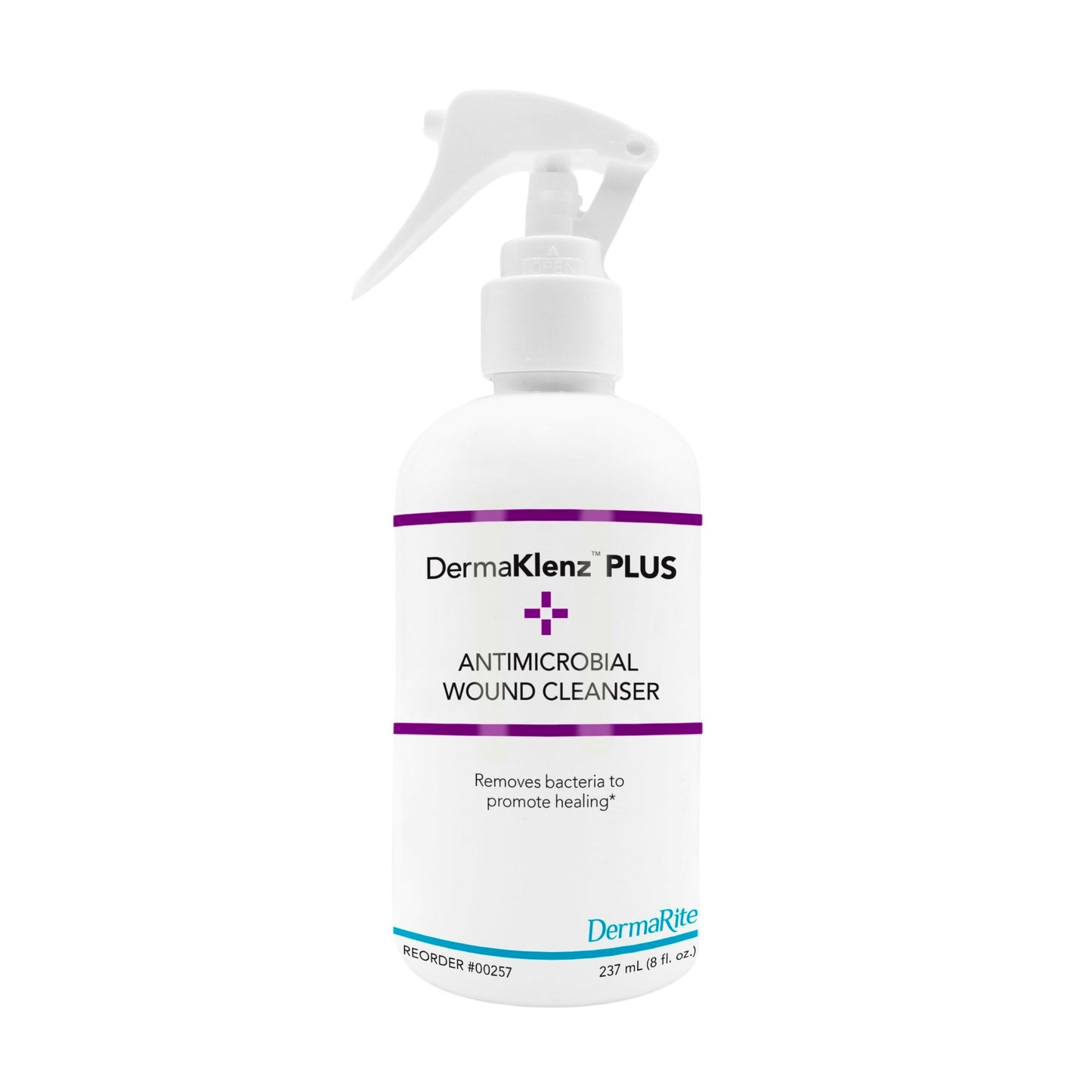 DermaRite's DermaKlenz PLUS Wound Cleanser - Spray Bottle, 8 oz.