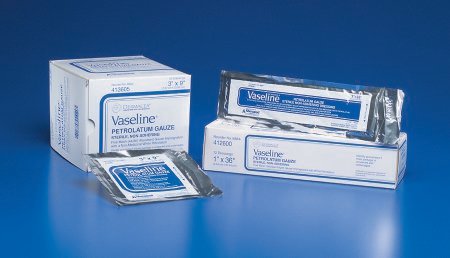 Vaseline® Petrolatum Impregnated Dressing, 1 x 8 Inch