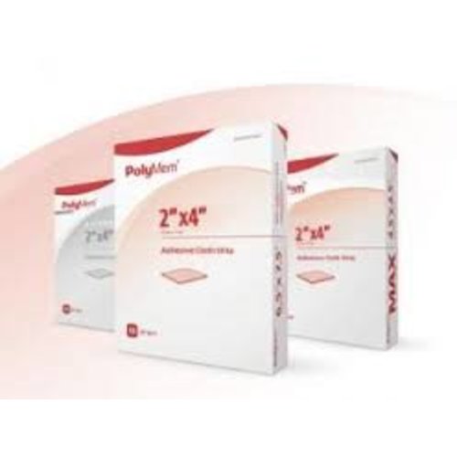 PolyMem® Pink/White Adhesive Strip, 2 x 4 Inch