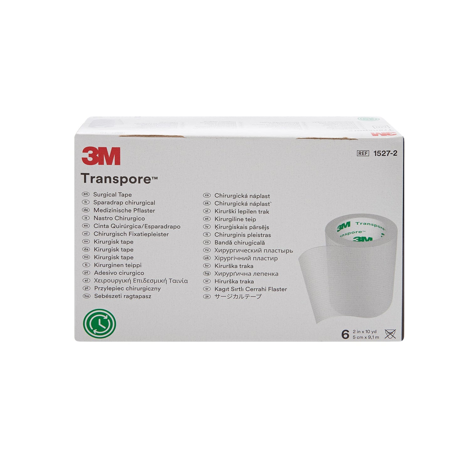3M™ Transpore™ Plastic Medical Tape, 2 Inch x 10 Yard, Transparent