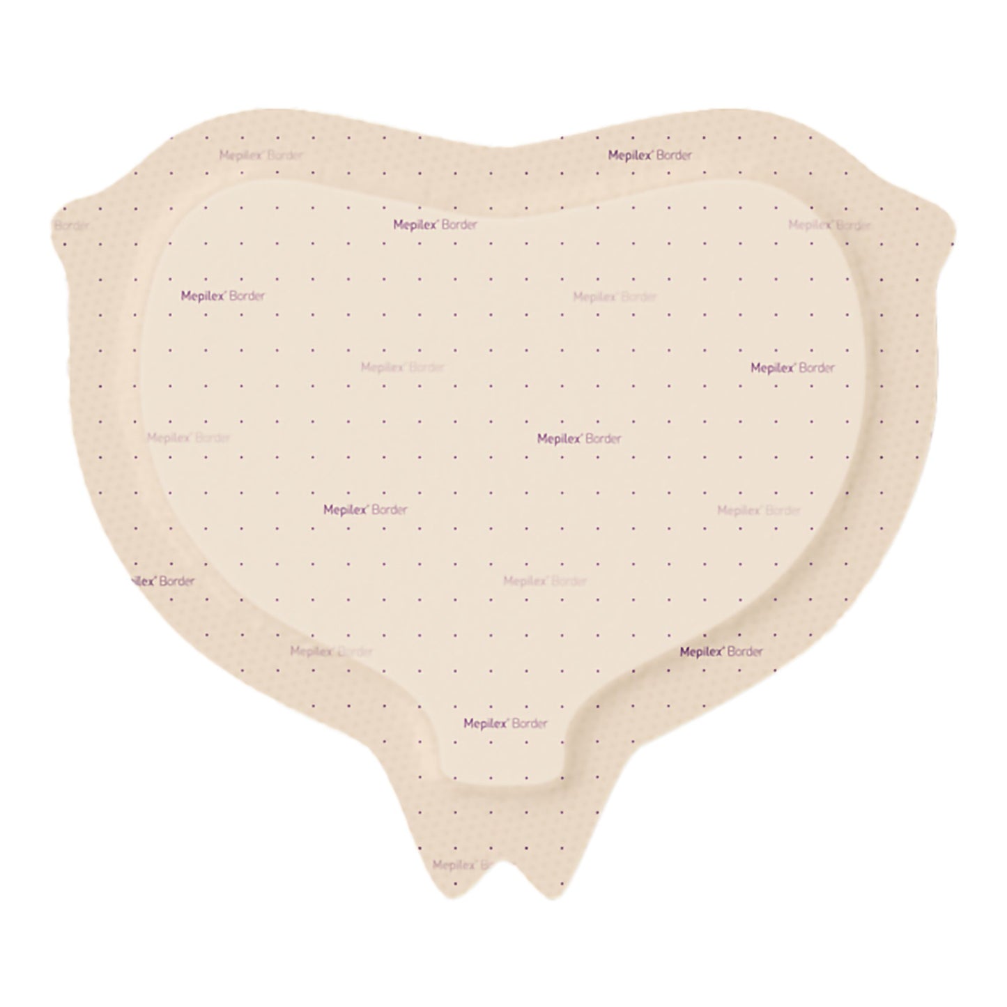 Mepilex® Border Sacrum Foam Dressing, 22 x 25 Centimeter