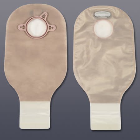 New Image™ Drainable Transparent Colostomy Pouch, 12-Inch Length, 2¾ Inch Flange