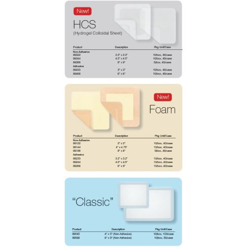 xtrasorb™ Classic Gelling Foam Dressing, 4 x 5 Inch