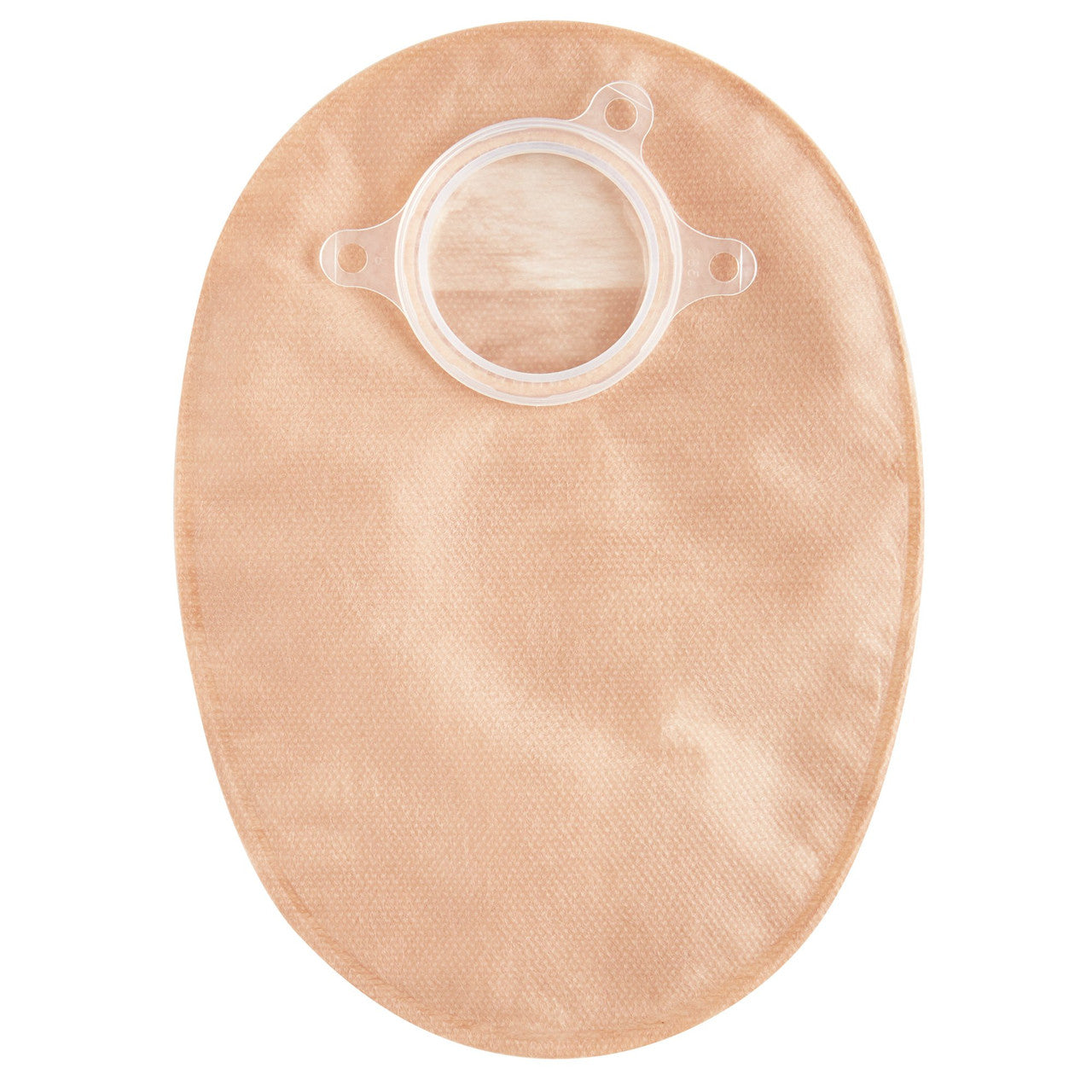 The Natura® + Two-Piece Closed End Beige Filtered Ostomy Pouch, 8 Inch Length, 1¾ Inch Flange
