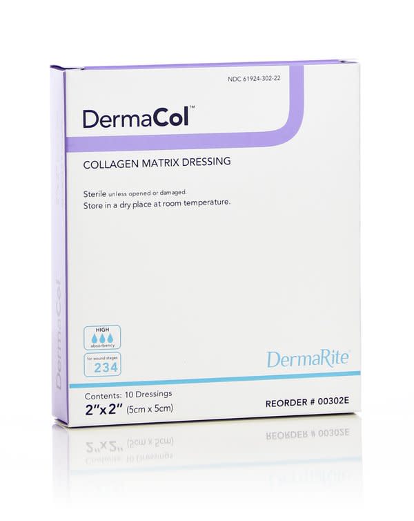 DermaCol™ Collagen Dressing, 2 x 2 inch