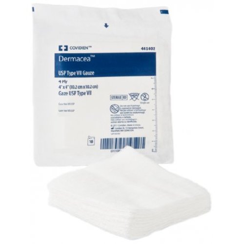Dermacea™ Nonwoven Sponge, 4 x 4 Inch, 4-Ply