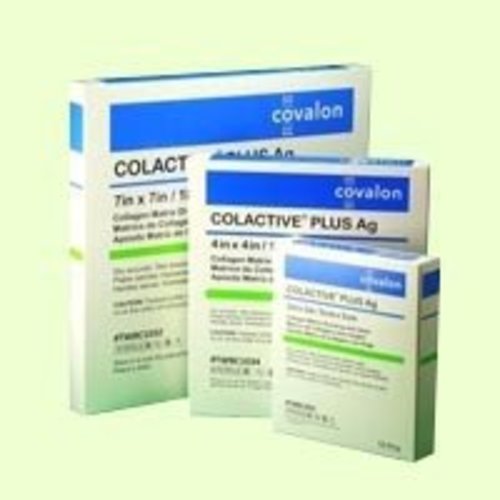 ColActive® Plus Ag Collagen Dressing with Silver, 4 x 4 Inch