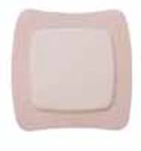 Aquacel® Silicone Adhesive with Border Silicone Foam Dressing, 8 x 8 Centimeter