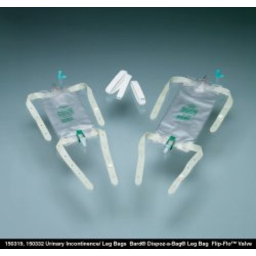 Bard® Dispoz-a-Bag® Urinary Leg Bag, 32 oz, Flip-Flo™