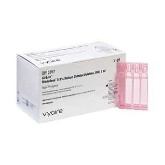 Sun Med Sodium Chloride 0.9% Squirts 5 mL, 5257, 100/Box
