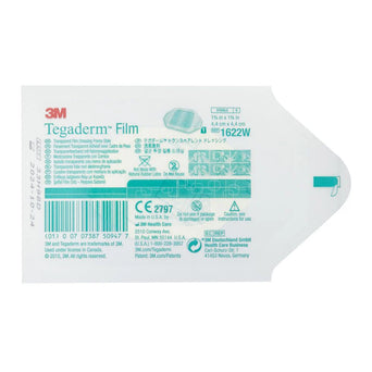 3M™ Tegaderm™ Transparent Sterile Film Dressing, 1-3/4 x 1-3/4 Inch