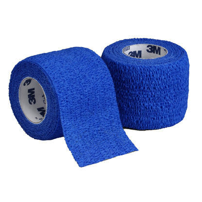 3M™ Coban™ Self-adherent Closure Cohesive Bandage, 1 Inch x 5 Yard, Blue