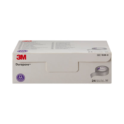 3M™ Durapore™ Silk-Like Cloth Medical Tape, 1/2 Inch x 10 Yard, White