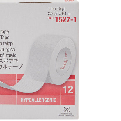 3M™ Transpore™ Plastic Medical Tape, 1 Inch x 10 Yard, Transparent