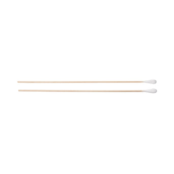 Cotton Tip Applicator, Swabstick Wood Shaft 6 Inch Length Sterile