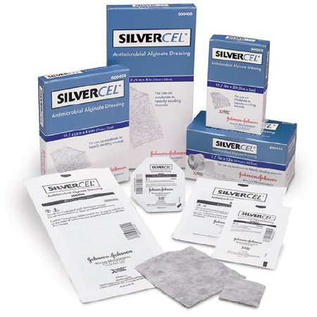3M™ Silvercel™ Silver Alginate Dressing, 2 x 2 Inch