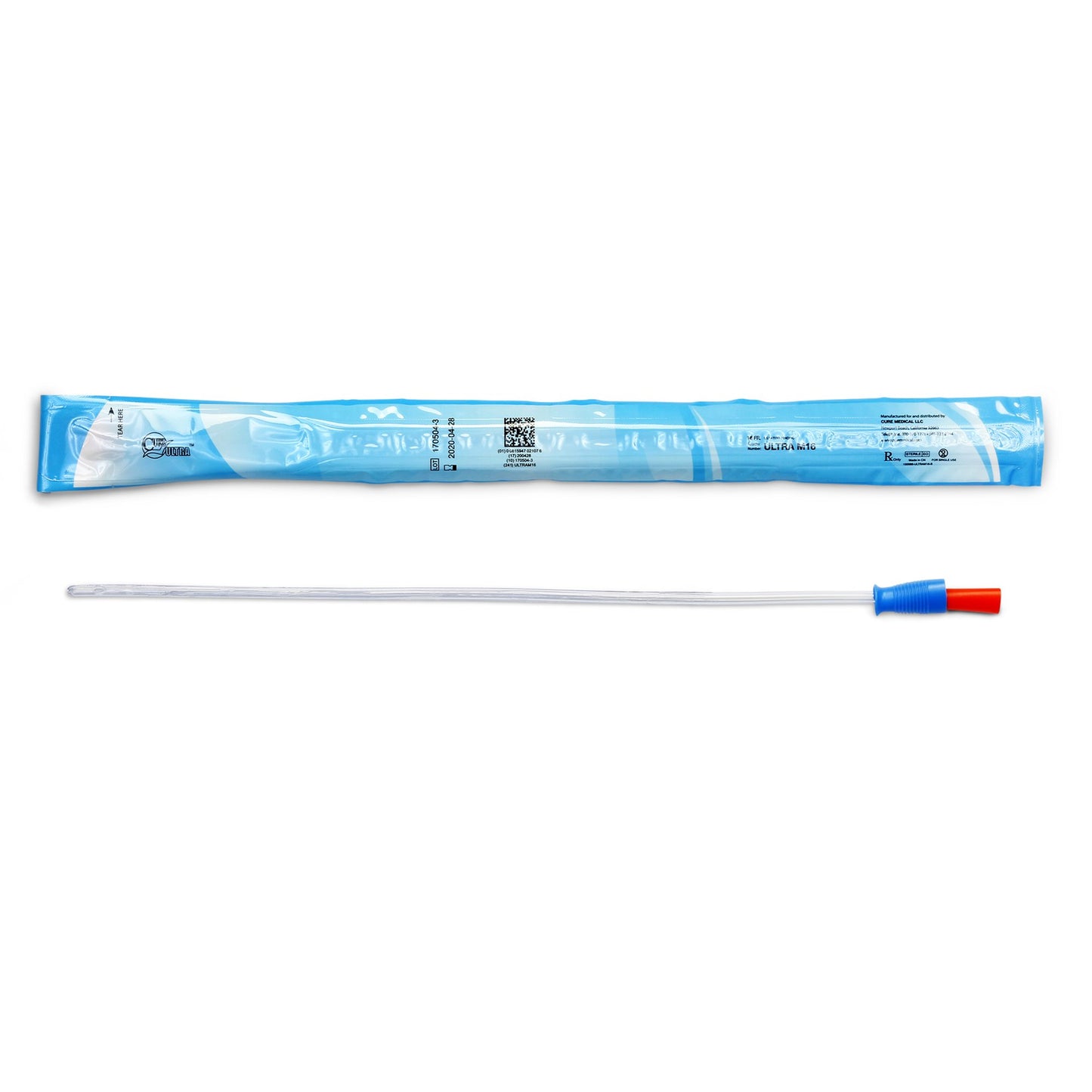 Cure Ultra™ Urethral Catheter, 16 Fr., Male, Straight