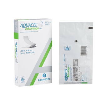 Aquacel® Ag Advantage Silver Dressing, 1 x 45 Centimeter