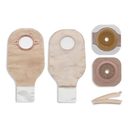 New Image™ Two-Piece Drainable Clear Ileostomy /Colostomy Kit, 12-Inch Length, 2¾ Inch Flange
