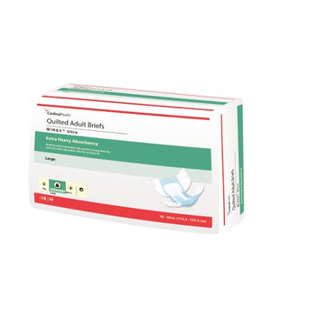 Wings™ Ultra Quilted Extra Heavy Absorbency Incontinence Brief, Large