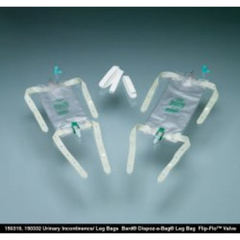 Bard® Dispoz-a-Bag® Urinary Leg Bag, 19 oz, Flip-Flo™