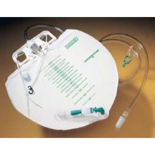 Bard® Urinary Drain Bag with Anti-Reflux, 2 Hook, 4000 mL