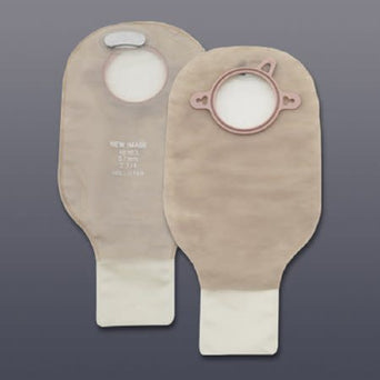 New Image™ Two-Piece Drainable Transparent Filtered Ostomy Pouch, 12-Inch Length, 2¾ Inch Flange