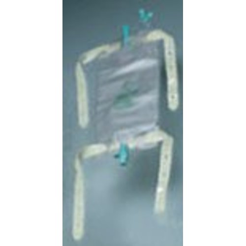 Bard 150732 Urinary Drainage Leg Bag | Anti-Reflux Valve | 950 mL Sterile Vinyl