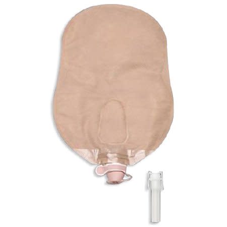 New Image™ Two-Piece Transparent Urostomy Pouch, 9 Inch Length, 2¼ Inch Stoma