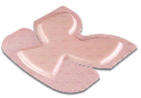 Allevyn Gentle Border Heel Silicone Gel Adhesive with Border Silicone Foam Dressing, 9 x 9-1/8 Inch