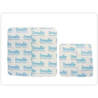 DermaRite® Adhesive Dressing, 4 x 4 Inch, White