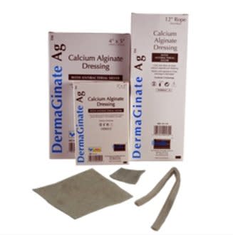 DermaGinate Ag™ Silver Alginate Dressing, 2 x 2 Inch