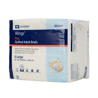 Wings™ Plus Quilted Heavy Absorbency Incontinence Brief, Extra Large