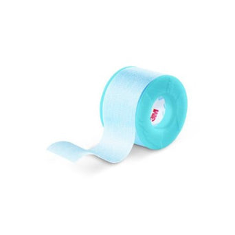 3M™ Micropore™ S Silicone Medical Tape, 1 Inch x 1-1/2 Yard, Blue