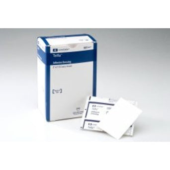 Telfa™ White Adhesive Dressing, 2 x 3 Inch