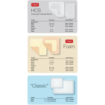xtrasorb™ Classic Gelling Foam Dressing, 4 x 5 Inch