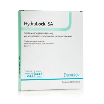 HydraLock™ Super Absorbent Dressing, 6 x 10 Inch