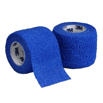 3M™ Coban™ Self-adherent Closure Cohesive Bandage, 3 Inch x 5 Yard, Blue