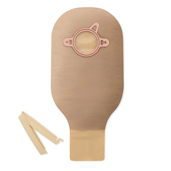 New Image™ Drainable Beige Colostomy Pouch, 12-Inch Length, 2¼ Inch Flange