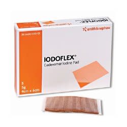 Iodoflex Iodophor Impregnated Dressing, 1½ x 2-3/8 inch