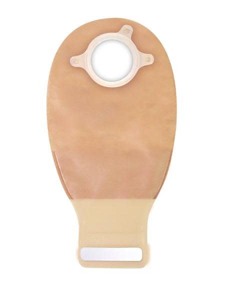 Natura® Drainable Transparent Ostomy Pouch, 12-Inch Length, 2¾ Inch Flange