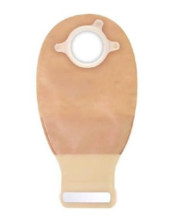 Natura® + Two-Piece Drainable Transparent Filtered Ostomy Pouch, 12 Inch Length, 1¾ Inch Flange