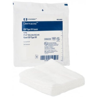 Dermacea™ Nonwoven Sponge, 4 x 4 Inch, 4-Ply