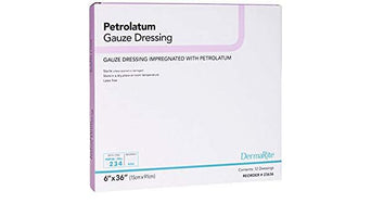 DermaRite® Petrolatum Impregnated Dressing, 6 x 36 Inch