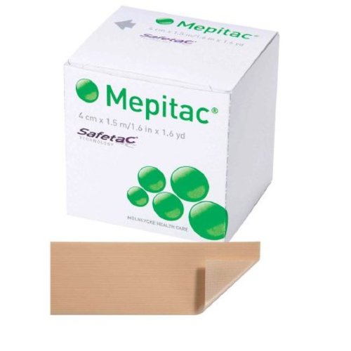 Mepitac® Silicone Medical Tape, 1-1/2 x 59 Inch, Tan