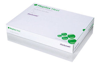 Mepilex® Heel Silicone Adhesive without Border Silicone Foam Dressing, 5 x 8 Inch for Heels