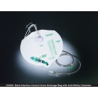 Bard® Urinary Drain Bag with Anti-Reflux, 1 Hook, 2000 mL