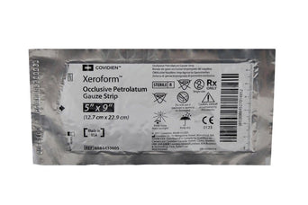 Covidien™ Xeroform™ Petrolatum Impregnated Dressing, 5 x 9 inch