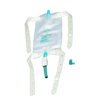 Bard® Dispoz-a-Bag® Urinary Leg Bag, Rubber Cap Valve, 19 oz.